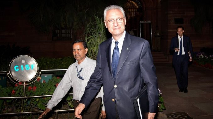 Italian ambassador to India Daniele Mancini free to travel